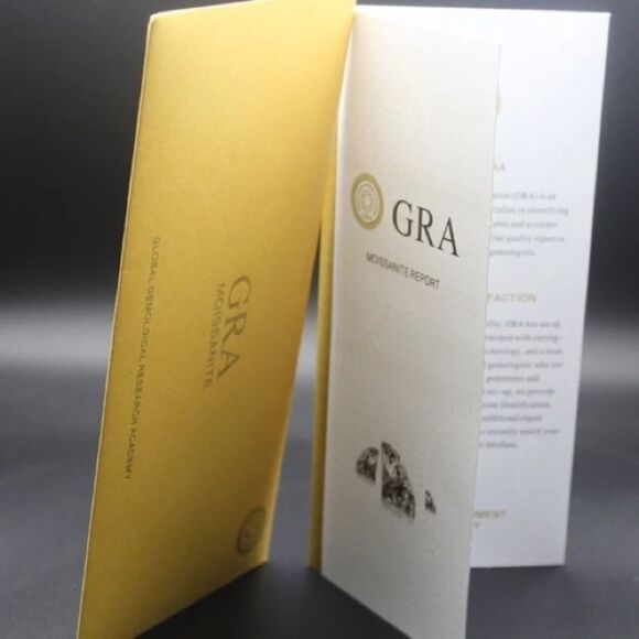 💯% AUTHENTIC!!!  Halo Emerald Cut Moissanite Engagement Ring - Picture 6 of 15